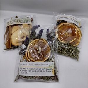 Set of 5 Simmer Pot bags HAND CRAFTED